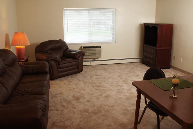 Living Room Nittany Apartments State College PA